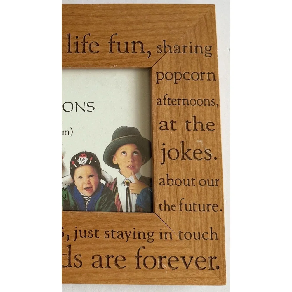 Wooden Frame FRIENDS For 4‎ X 6 Photo  - See Notes